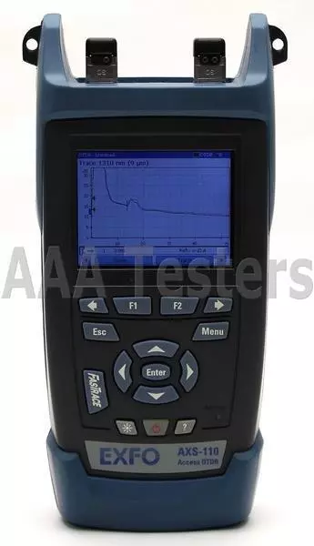 EXFO AXS-110 Sm MM Fibre Mini Otdr 850/1300/1310/1550 AXS-110-12CD-23BL-EI-EI 2