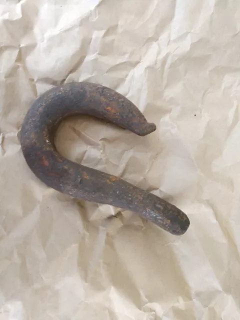 VINTAGE Antique Forged RUSTIC PRIMITIVE FARM BARN HOOK