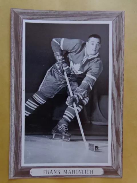 1964/67 BEEHIVE CORN SYRUP GROUP 3 HOCKEY PHOTO Frank Mahovlich