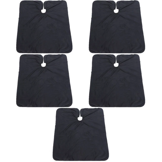 5 piezas Capa de Barbero Capa de Corte de Cabello Peluquería Estilista Capa Vestido Peinado Capa