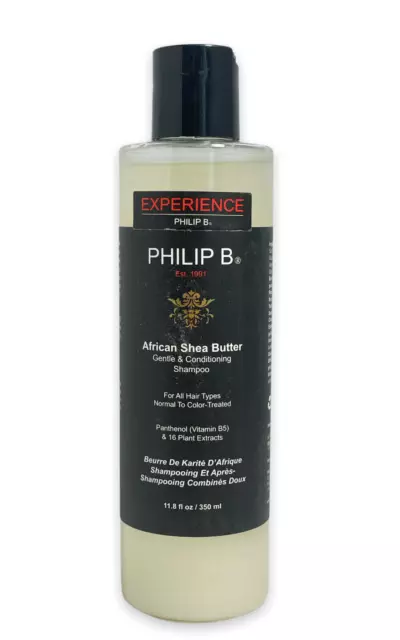 Philip B African Shea Butter Gentle & Conditioning Shampoo All Hair Types 11.8oz