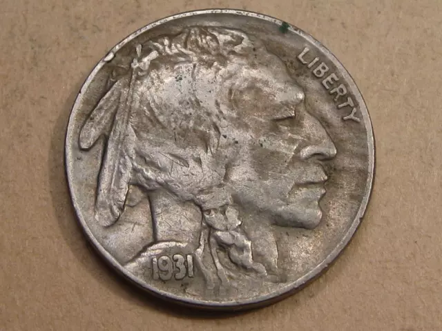 XF 1931-s Buffalo Nickel w/ Full Horn. #58