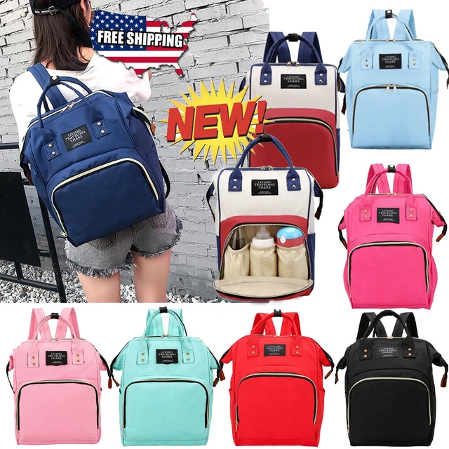 Living Traveling Share Baby Diaper Bag Multi-Function Travel Waterproof Backpack
