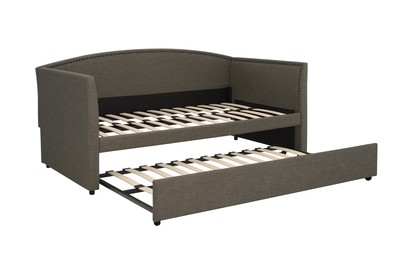 Better Homes & Gardens Grayson Daybed & Trundle, Twin Size, Gray Linen 10