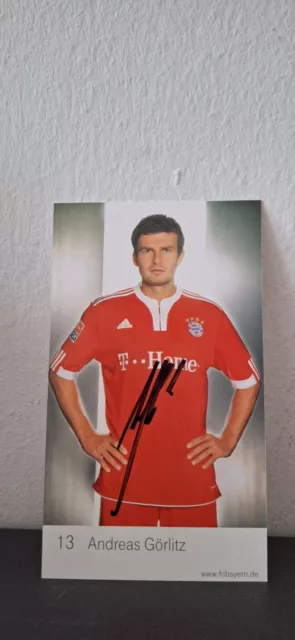 FC Bayern München - Original signierte Autogrammkarte - Andreas Görlitz