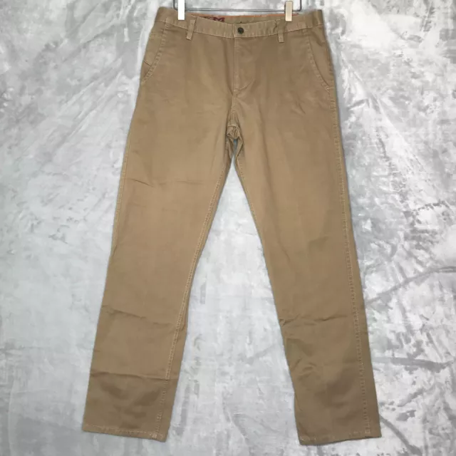 Dockers Texas A & M Aggies Pants Mens 34*32 Chino Kahkis Tan Game Day Flat Front