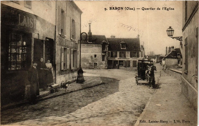 CPA AK BARON - Quartier de l'Église (259681)