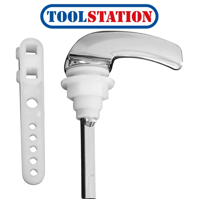 Fluidmaster Chrome Toilet Cistern Lever