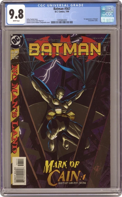 Batman #567 CGC 9.8 1999 1345665003 1st app. Cassandra Cain/Batgirl