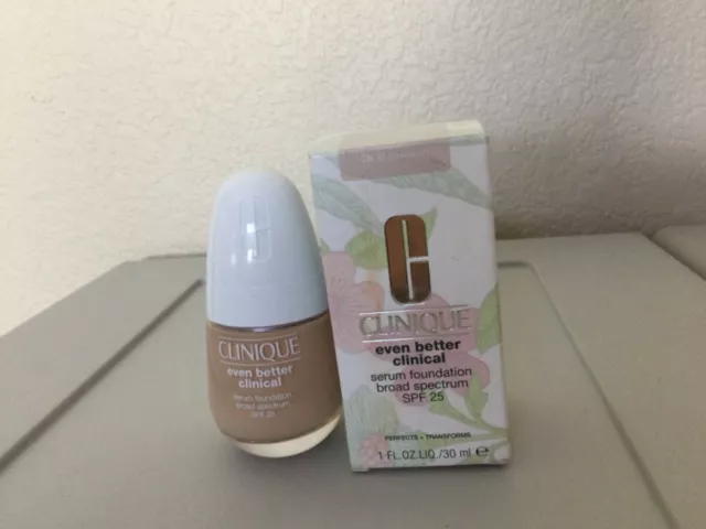 Clinique Even Better Clinical Serum Foundation SPF 25 1oz - CN 10 Alabaster NEW