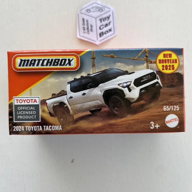 2025 MATCHBOX #65 - 2024 Toyota Tacoma (White - Power Grab - Unopened ...
