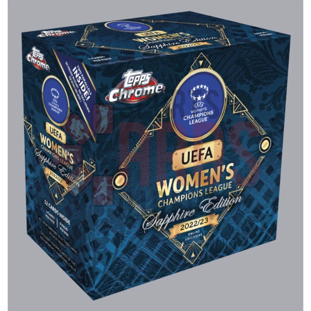 TOPPS CHROME UEFA Womens Champions League Sapphire Edition Box 2022/23
