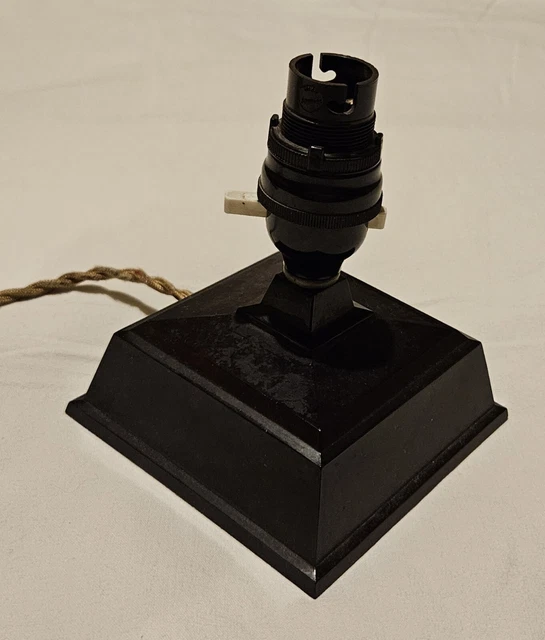 Vintage 1940's Bakelite Desk Lamp In Fully Working Order