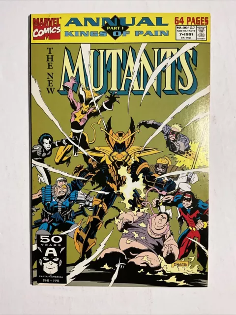 New Mutants Annual #7 (1991) 8.5 VF Marvel High Grade Comic Book Freedom Force A