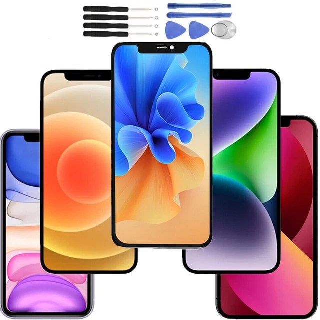 FFtopu IPhone 12 Pro Max Screen Replacement Kit 6.7" LCD Display 3D Touch Full HD Digitizer Full Assembly Repair Kits Waterproof Frame