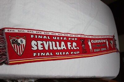 BUFANDA DE LANA AJAX FINAL UEFA CUP 2007  SEVILLA F.C Y R.C.D ESPAYOL DE 2007 