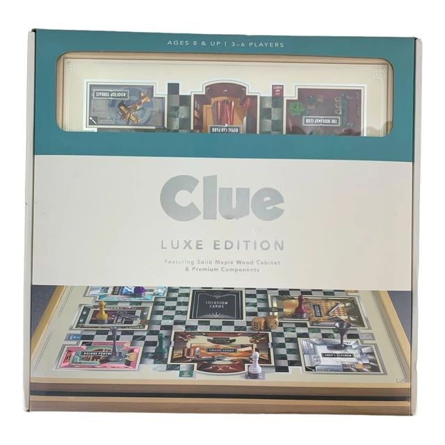 Jeu Cluedo De Luxe Ancienne édition Miro - Complet - Occasion