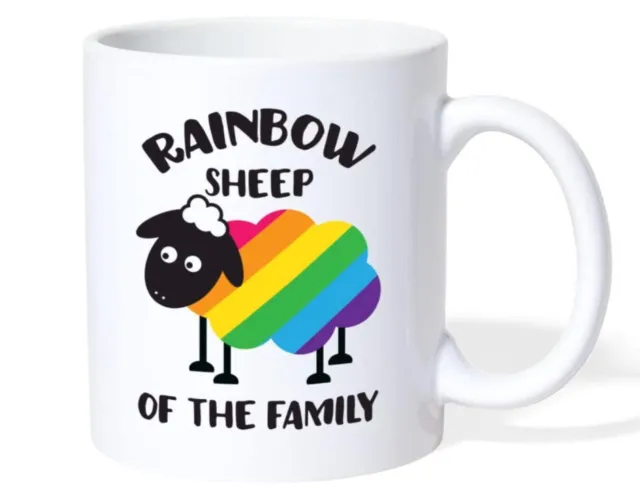 Rainbow Sheep Of The Family LGBTQ Gay Pride Mug Pride Month 11oz Mug