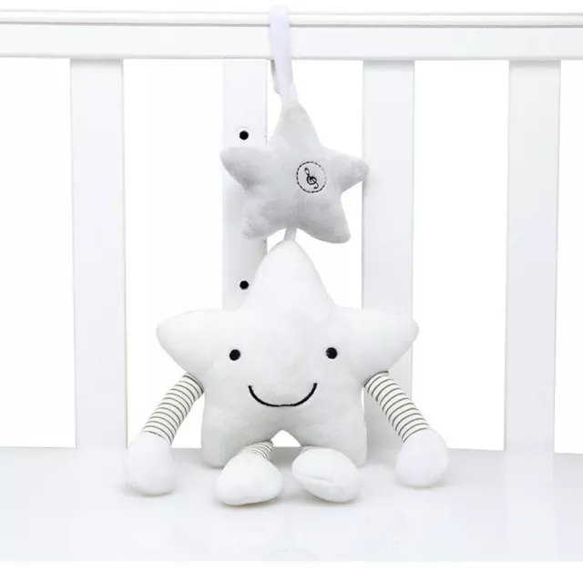 Baby Infant Rattles Plush Pentagr Stroller Hanging Bell Play Toys Doll Soft Bed 3