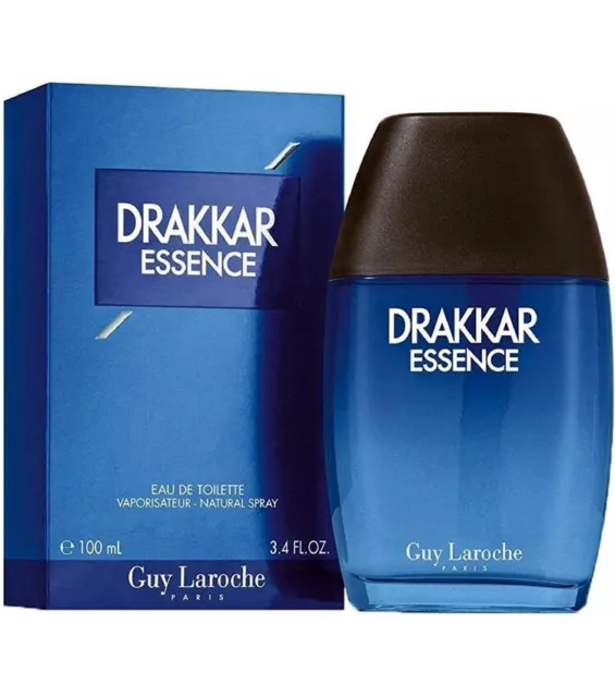 DRAKKAR ESSENCE GUY LAROCHE edt Eau de Toil. Profumo uomo 100ml NUOVO