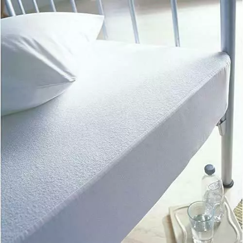 Mattress Protector Terry Towel Waterproof Non-Allergenic Fitted Sheet Bed Cover 3