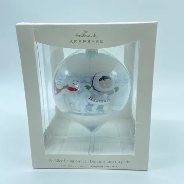 Hallmark Keepsake 2008 Christmas Ornament SO NICE BEING ON ICE Frosty Friends 2