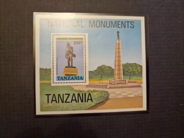 Tanzania 1988 Sg Ms610 National Monuments Mnh