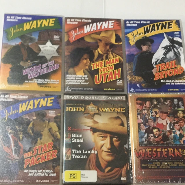 15 JOHN WAYNE Western Movies DVD in 6 cases £18.02 - PicClick UK