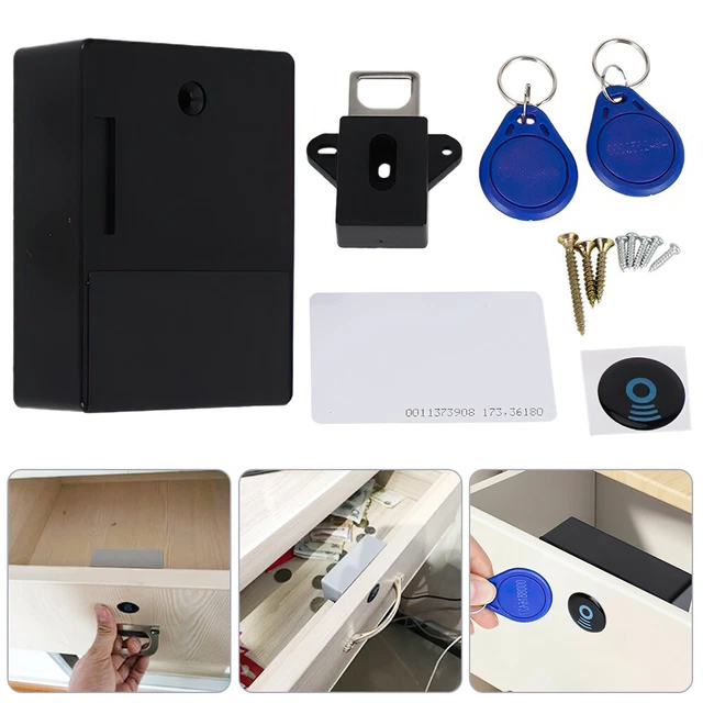 RFID SENSOR Drawer Lock Hidden Door Electronic Intelligent Lock