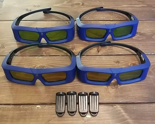 4 - XPAND X102 DLP-Link  3D Glasses Untested. For Parts