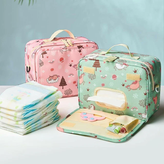 Baby Diaper Bag Nappy Bags Washable Cloth Organizer Holder Bags Waterproof 9