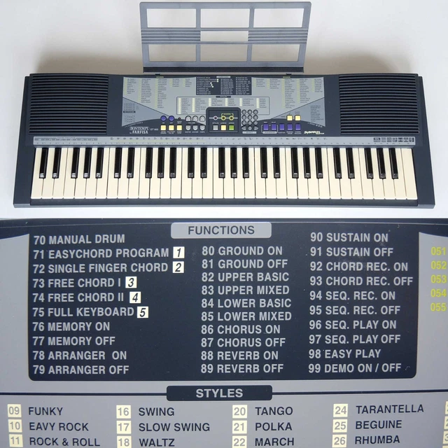 BONTEMPI - Farfisa Digitale Midi Vouwbaar en Draagbaar