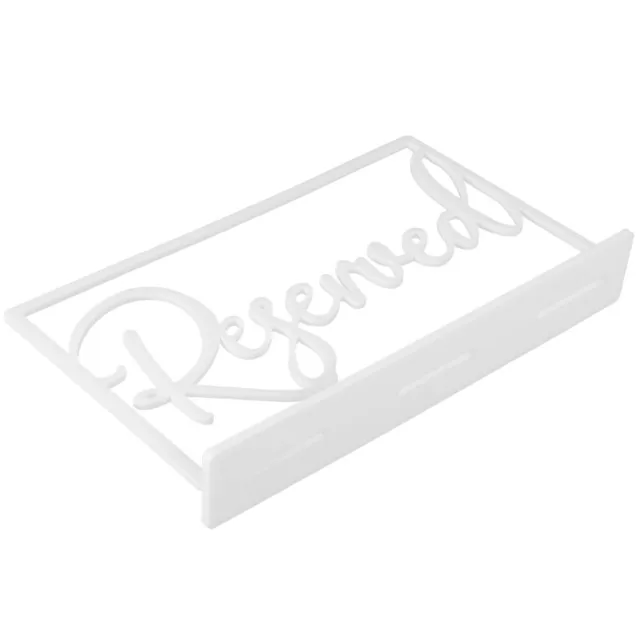 Reserved Table Acrylic Sign Reserved Table Sign Reservation Place Acrylic Card