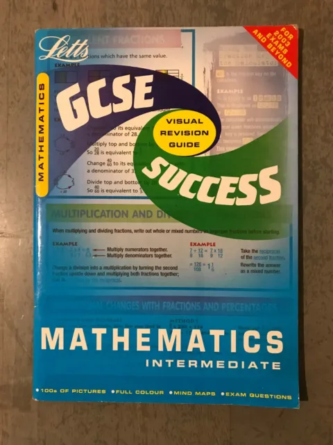 Letts GCSE VISUAL REVISION GUIDE SUCCESS: Mathematics Intermediate (2001) NEW