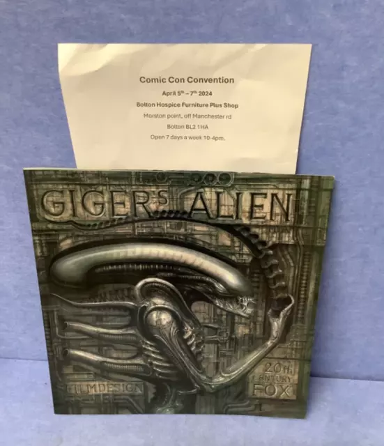 HR Gigers Alien HC coffee table 1989 art book Ridley Scott B040 2