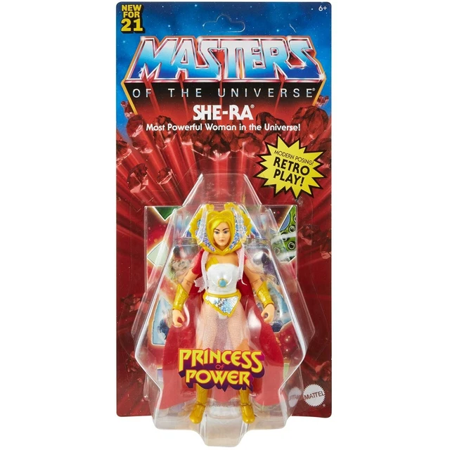 Masters Of The Universe Origins - She-Ra Figura Articolata Con Accessori, Giocattolo 6+ Anni