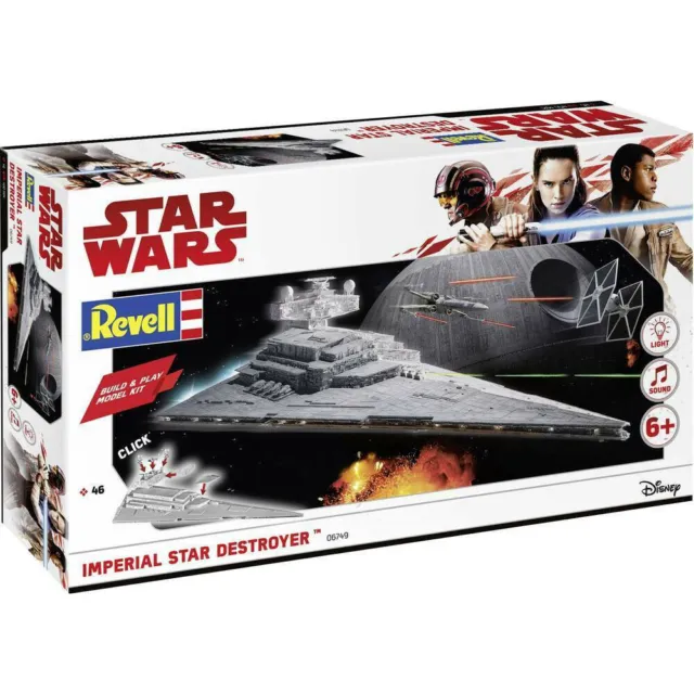 Revell 06749 Starwars Build & Play Star Wars ", Easy Click System Sternzerstörer