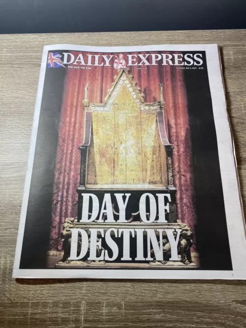 Daily Express - King Charles III 3 Coronation Souvenir 6 May 2023 Newspaper