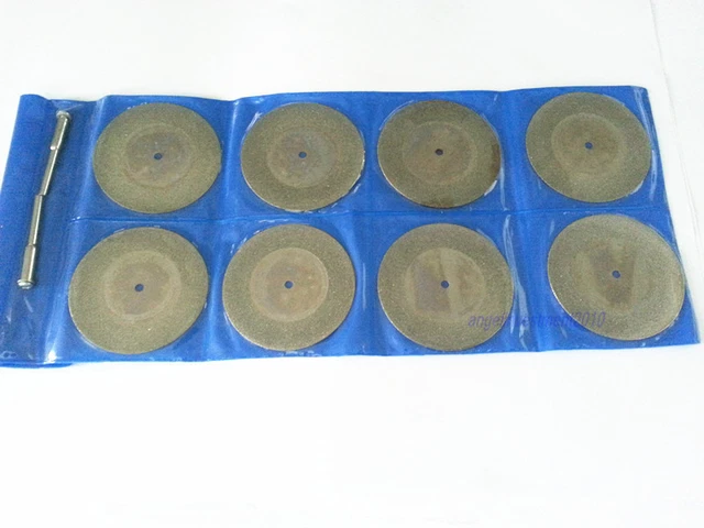 8pcs Dia 50mm Electroplated Diamond Saw Blade Cutting Disc
