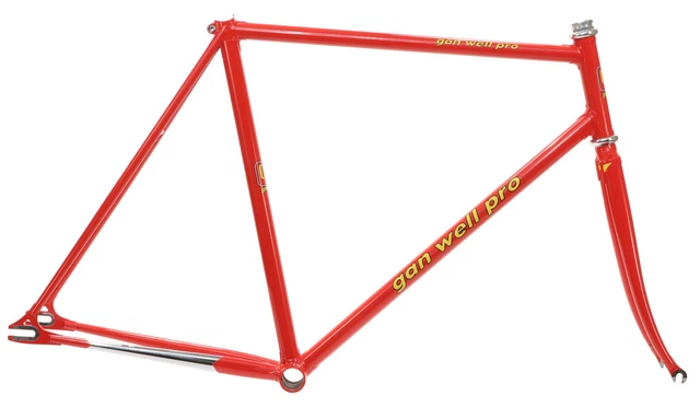 GAN WELL PRO Track Fixed Gear Frameset NJS Blue 57cm 55cm TT New