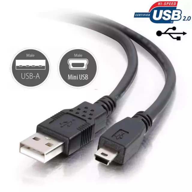 USB Charger Charging Data Cable Cord Garmin Edge GPS 200 205 305 500 510 605 705