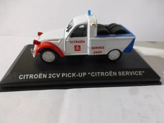 Voiture De Collection  1/43 " - 2Cv Citroen Pick-Up " Citroen Service "