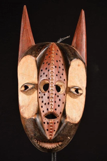 20440 African Old Lega Mask / Mask Dr Congo