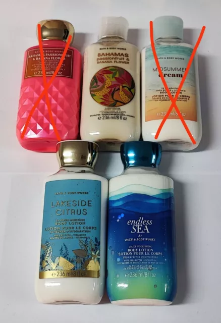 Body Lotion - Verschiedenene Sorten - Bath and Body Works