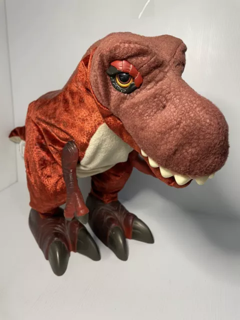 Hasbro Red Dinosaur Walking Roaring Interactive Toy For Kids Turn head and Tail