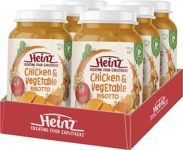 Chicken & Vegetable Risotto Baby Food for 8+ Months Babies 170 G (Pack of 6)