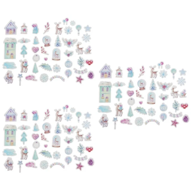 360 piezas pegatinas washi hágalo usted mismo decoración vacaciones