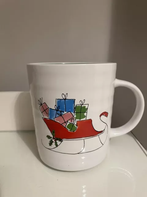 Tkmaxx Homesense große Weihnachten Weihnachtsmann Schlitten Tasse Prima Design Kaffee Tee