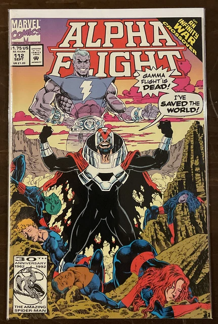 Alpha Flight #112 NM- 9.2 MARVEL COMICS 1992 INFINITY WAR CROSSOVER