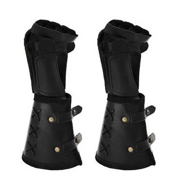 1 Pair Retro Gauntlet WristbMedieval Steampunk Arm Cuff Knight Straps Guard HR6